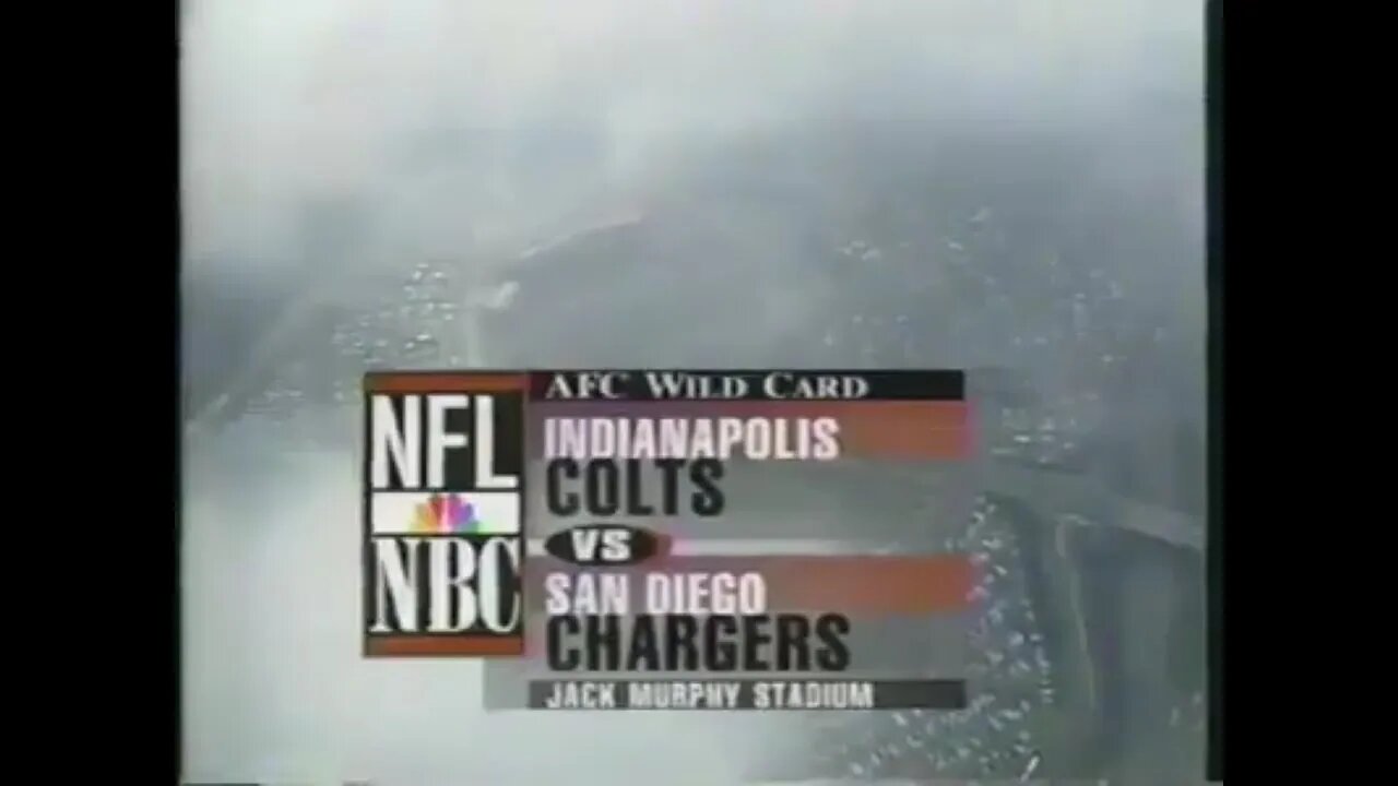 1995-12-31 AFC Wild Card Indianapolis Colts vs San Diego Chargers