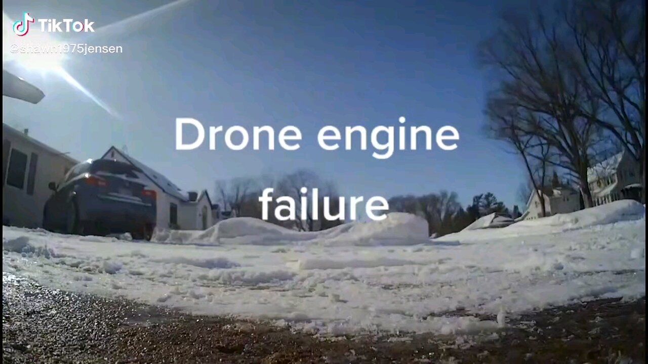 Drone lose of one motor