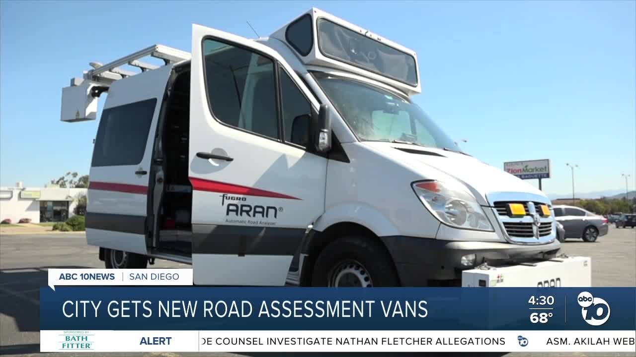 City using laser-equipped van to find the worst roads in San Diego