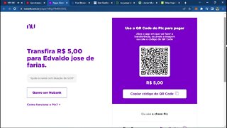 baixe o nubank e doe pix e ganhe rendimentos no nubank