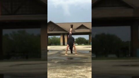 Practicing Handstands