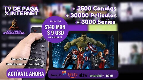👑Tv Lord Streaming👑 Televisión, Películas y Series