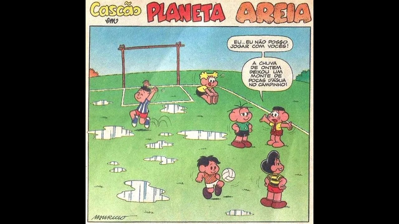 Cascão em-Planeta areia | Gibis do Rapha 2