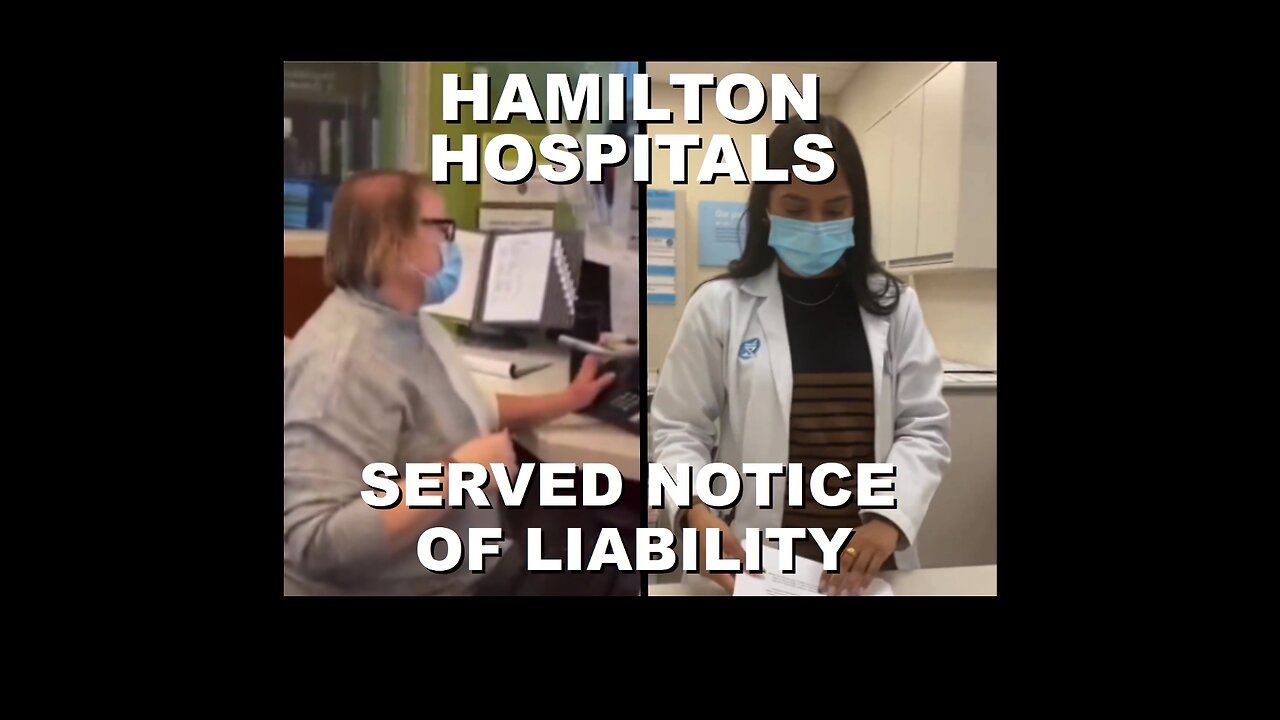 Hamilton Hospitals Served Notice of Liability for Injuries & Deaths from COVID Vaccines | Feb 2023