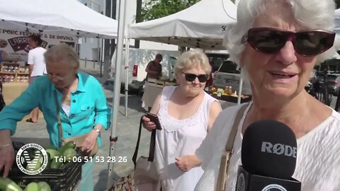 Henriette et Geneviève présentent Jean-Marie - primeur - Marché Kléber - Biarritz [en direct 🔴]