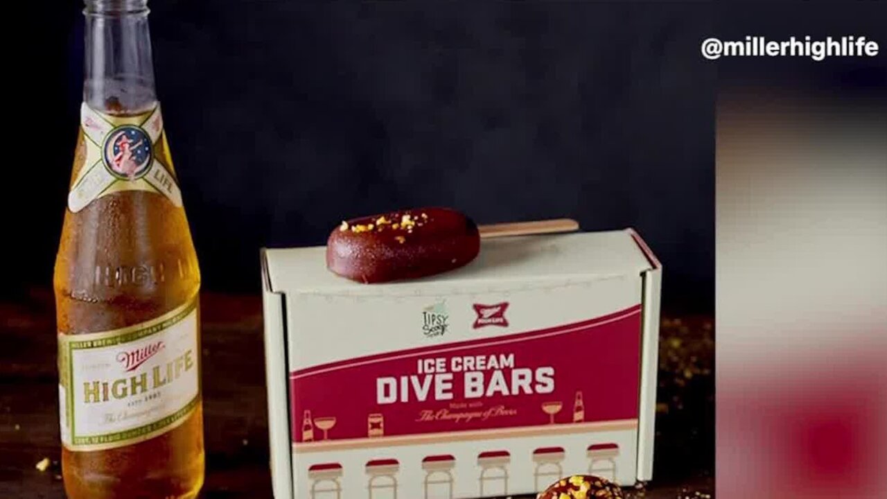 Miller High Life partners with Tipsy Scoop to create ice cream dive bars