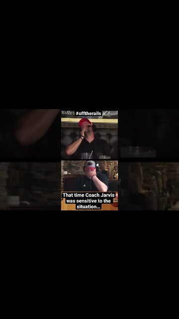 That time Coach Jarvis was sensitive to the situation #offtherails #thecoachsbox