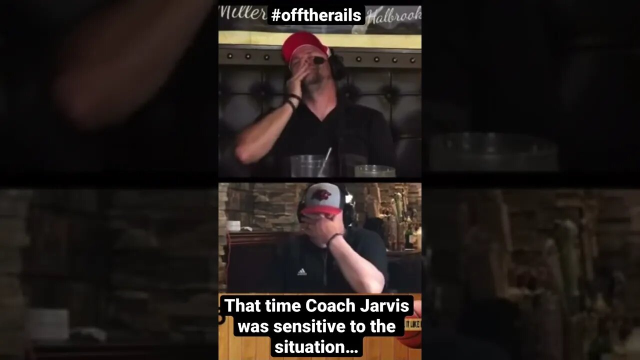 That time Coach Jarvis was sensitive to the situation #offtherails #thecoachsbox