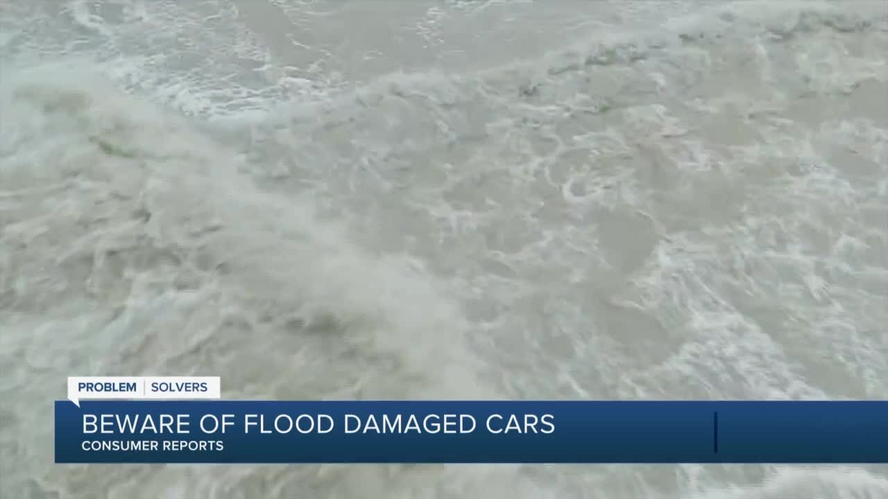 Beware of flood-damaged cars