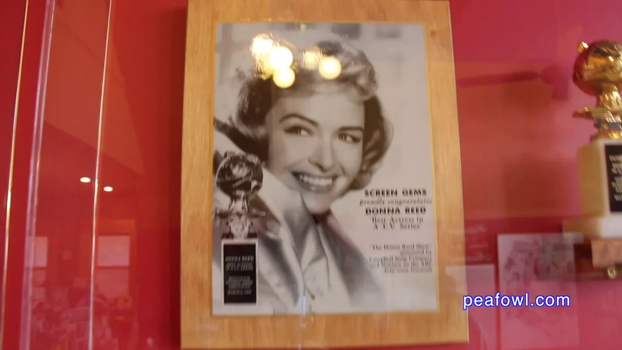 Donna Reed Museum, Denison, Ia. Travel USA, Mr. Peacock & Friends, Hidden Treasures