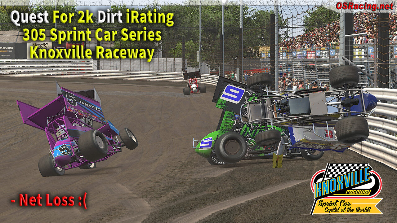 Quest for 2k iRating in the Offical 305 Sprint Car Division - iRacing Dirt