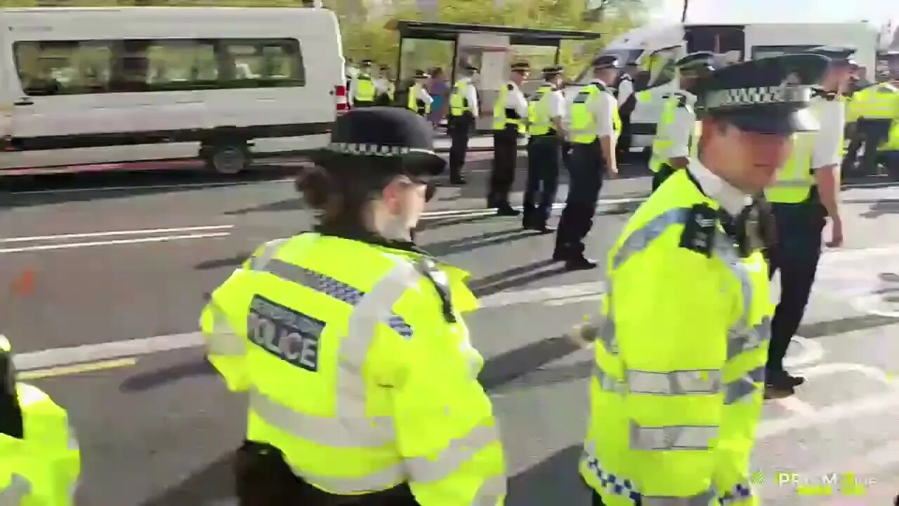 30 policemen to deal with two old women protesters #metpolice