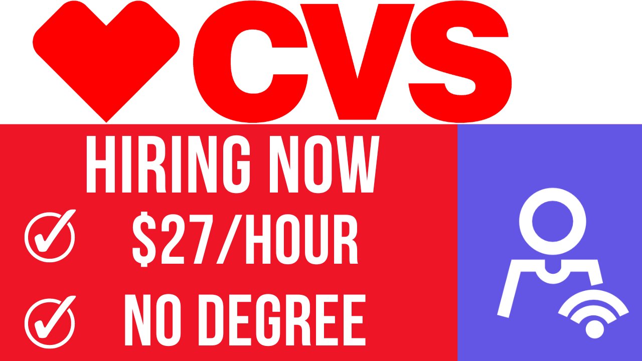 This remote job with CVS WILL NOT LAST, up to $27 Per Hour