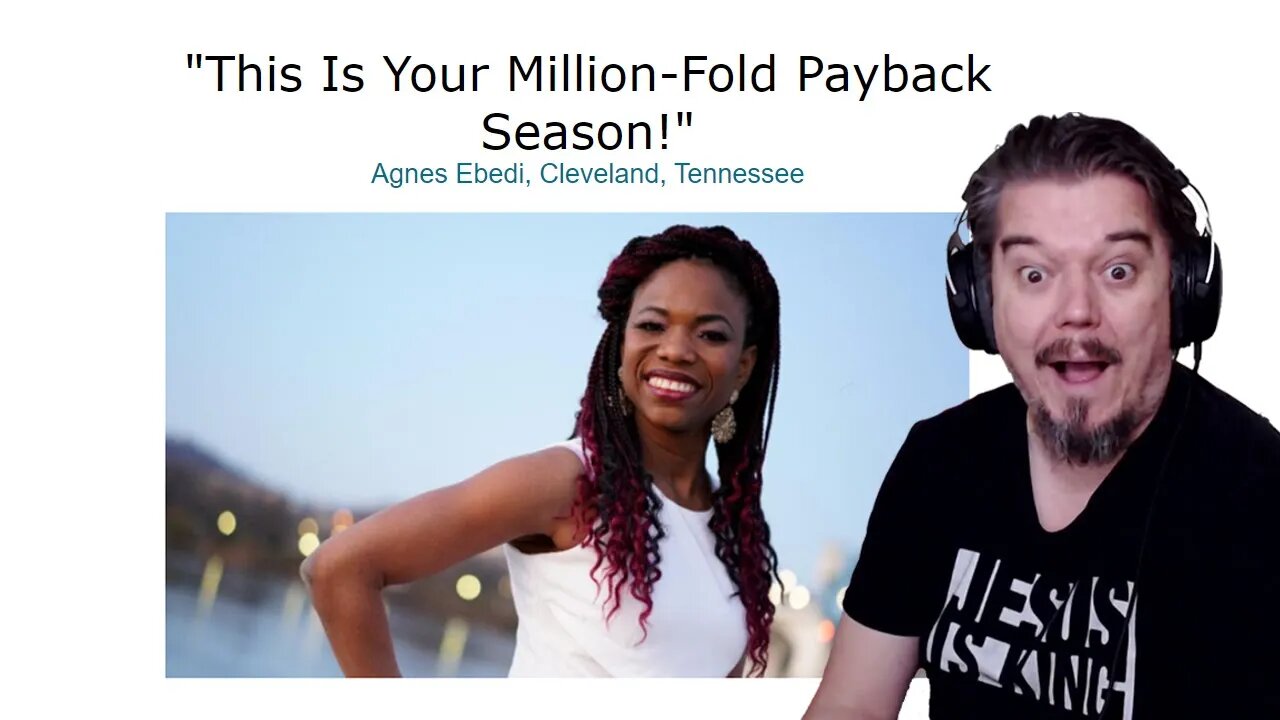 Prophetic word: "This Is Your Million-Fold Payback Season!" - by Agnes Ebedi