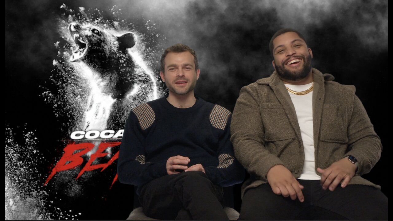 'Cocaine Bear' stars O'Shea Jackson and Aldren Ehrenreich speak Rolling Out