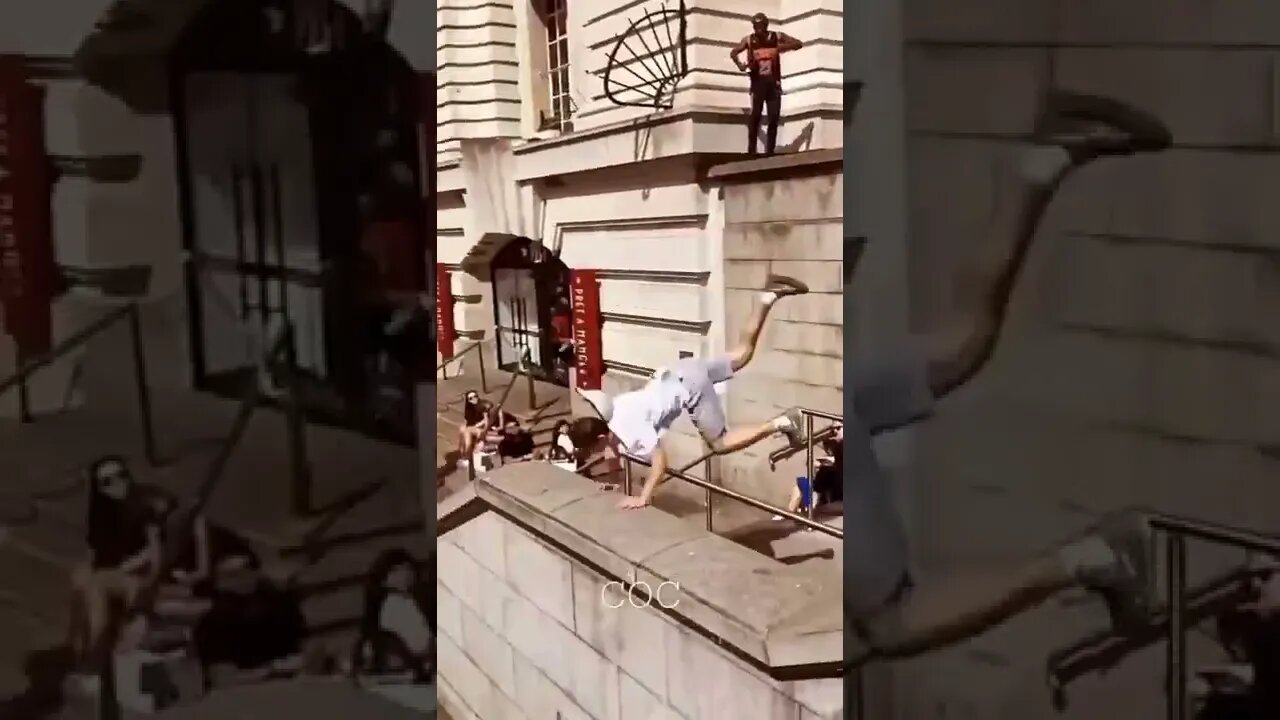 O parkour que deu errado