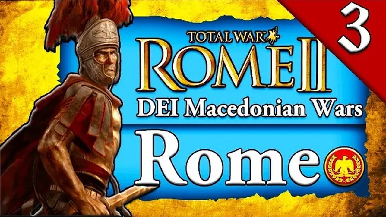 EPIC SIEGE OF MACEDON! Total War Rome 2 DEI Rome Macedonian Wars Campaign Gameplay #3