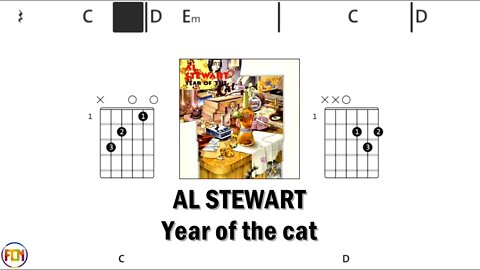 AL STEWART Year of the cat - Chords & Lyrics like a Karaoke) HD