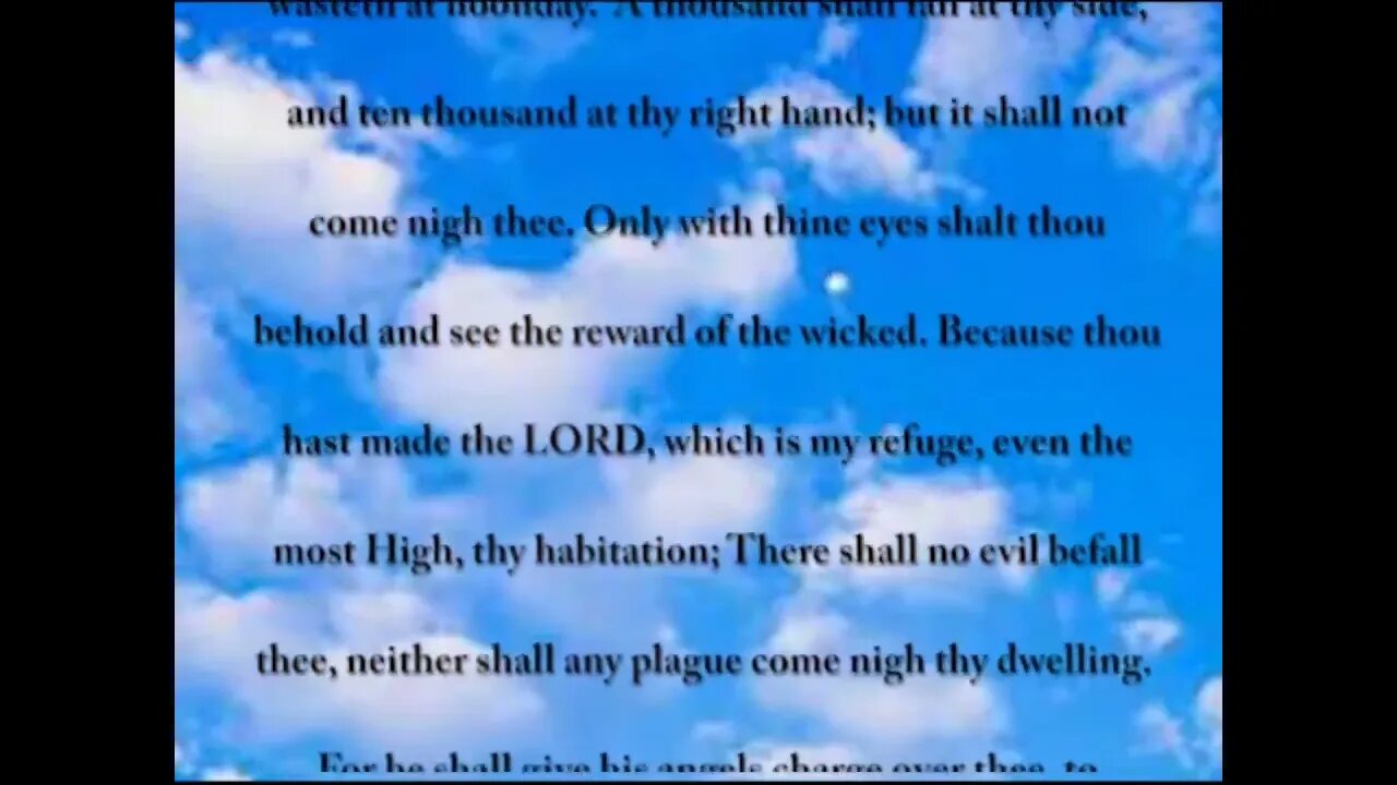 Finding Comfort in God's Word Psalms 91 Scripture | KJV Bible Scriptures for Protection