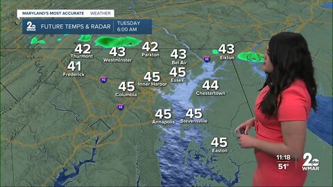 WMAR-2 News Ally Blake Monday night forecast