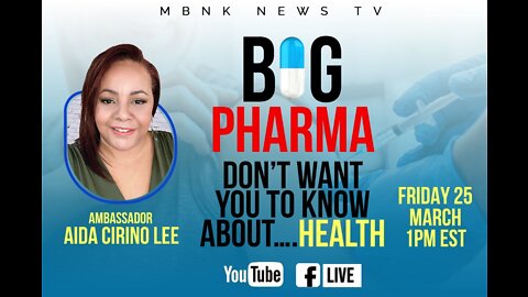 Big Pharma does not want you to know about...health