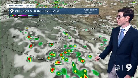 Chances for thunderstorms remain for much of southern Arizona