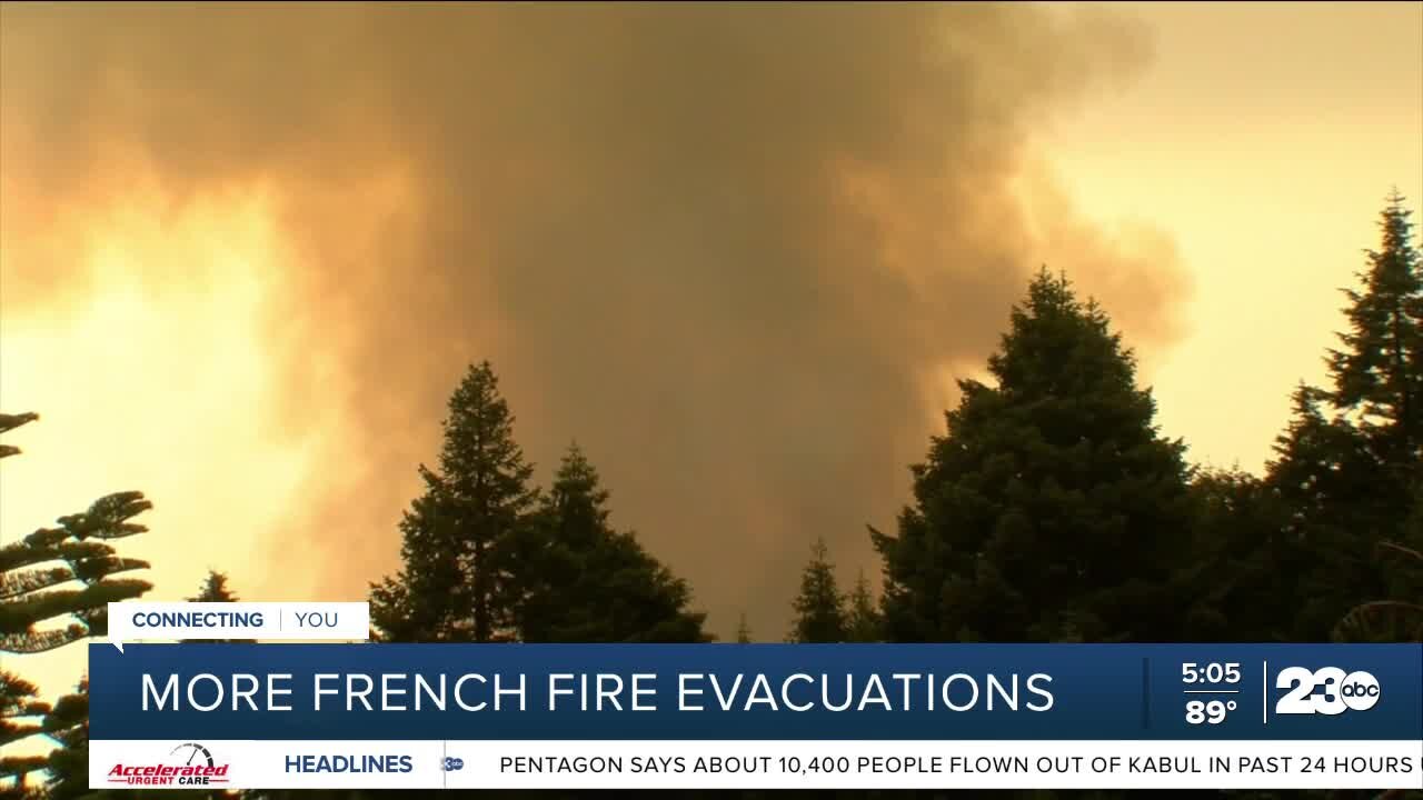 More French Fire evacuations