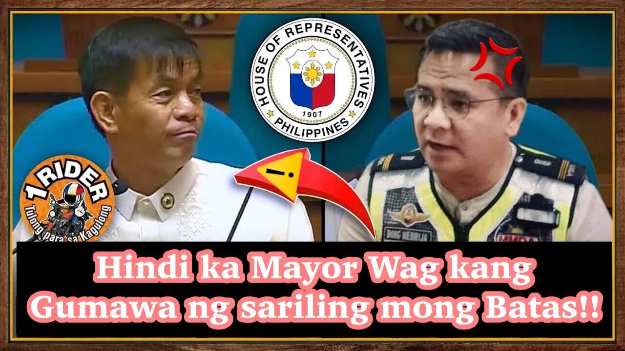 Rep. Bonifacio Bosita Vs. Col. Bong Nebrija!!