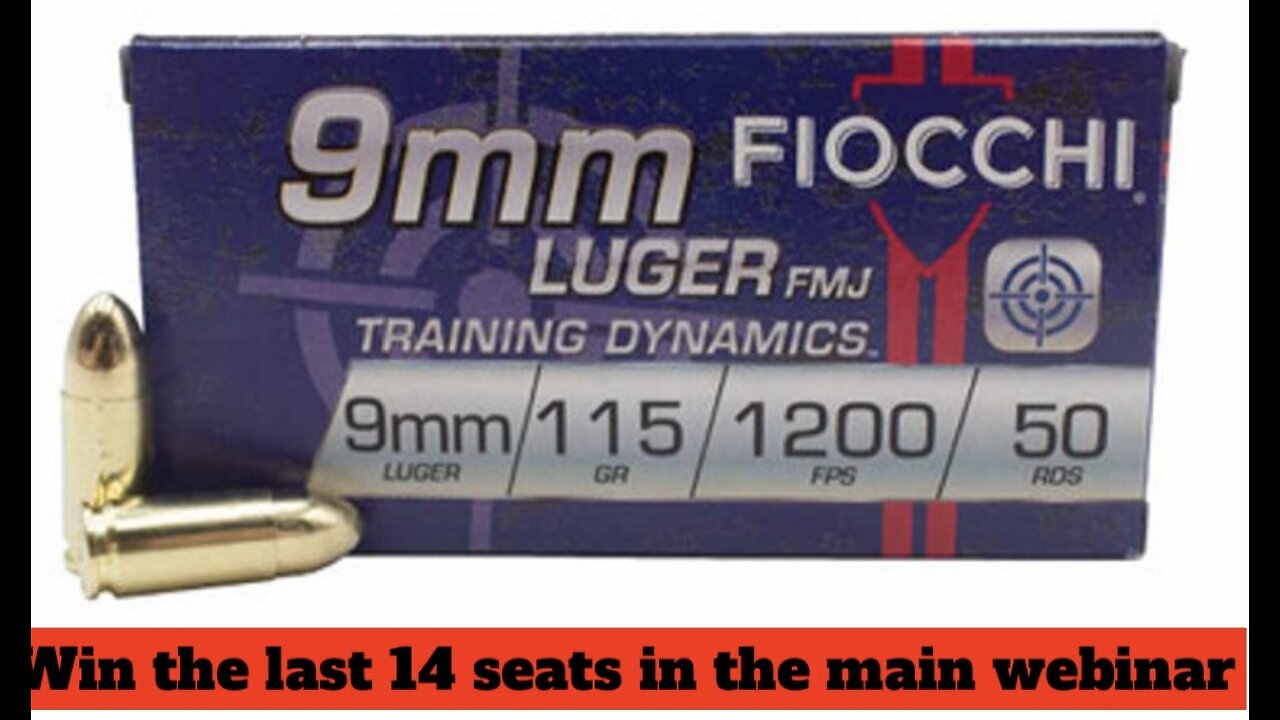 1000 Rounds MINI #2 FOR THE LAST 14 SEATS IN THE MAIN WEBINAR