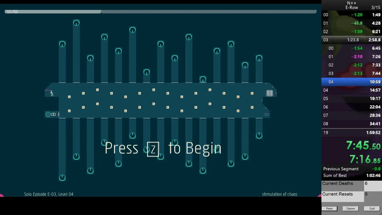 N++ - Solo E-row - 1:22:22