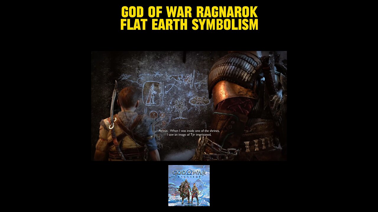 GOD OF WAR RAGNAROK FLAT EARTH SYMBOLISM