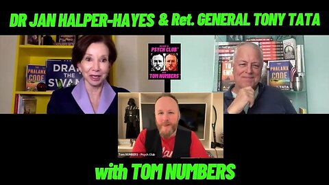 DR JAN HALPER-HAYES & RETIRED TRUMP MILITARY GENERAL TONY TATA WITH TOM NUMBERS