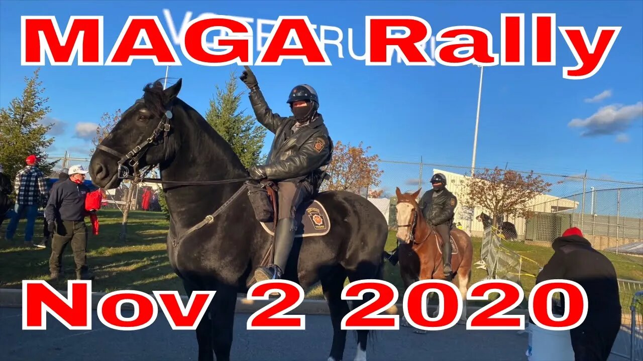 Last Pennsylvania Trump Rally Nov 2 2020 MAGA