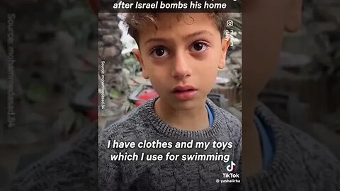 A little kid in Palestine