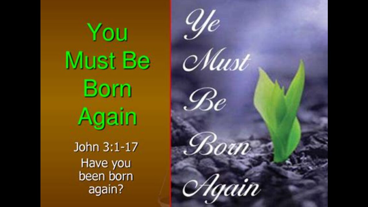 Paul on being born again