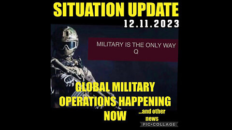 Situation Update 12.11.23 ~ Trump Return - White Hat Intel ~ Juan O Savin. SGAnon Intel