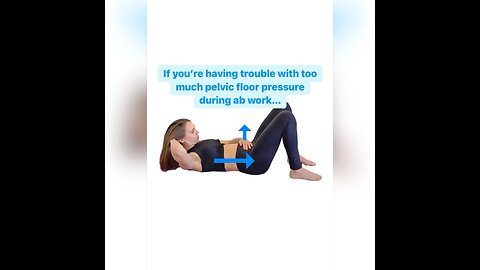 protecting pelvic floor in an exercises