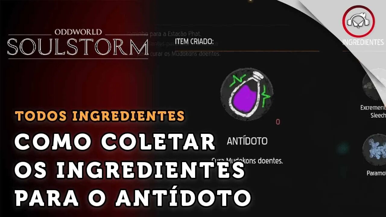 Oddworld: Soulstorm , Como conseguir os ingredientes para o antídoto | super dica PT-BR