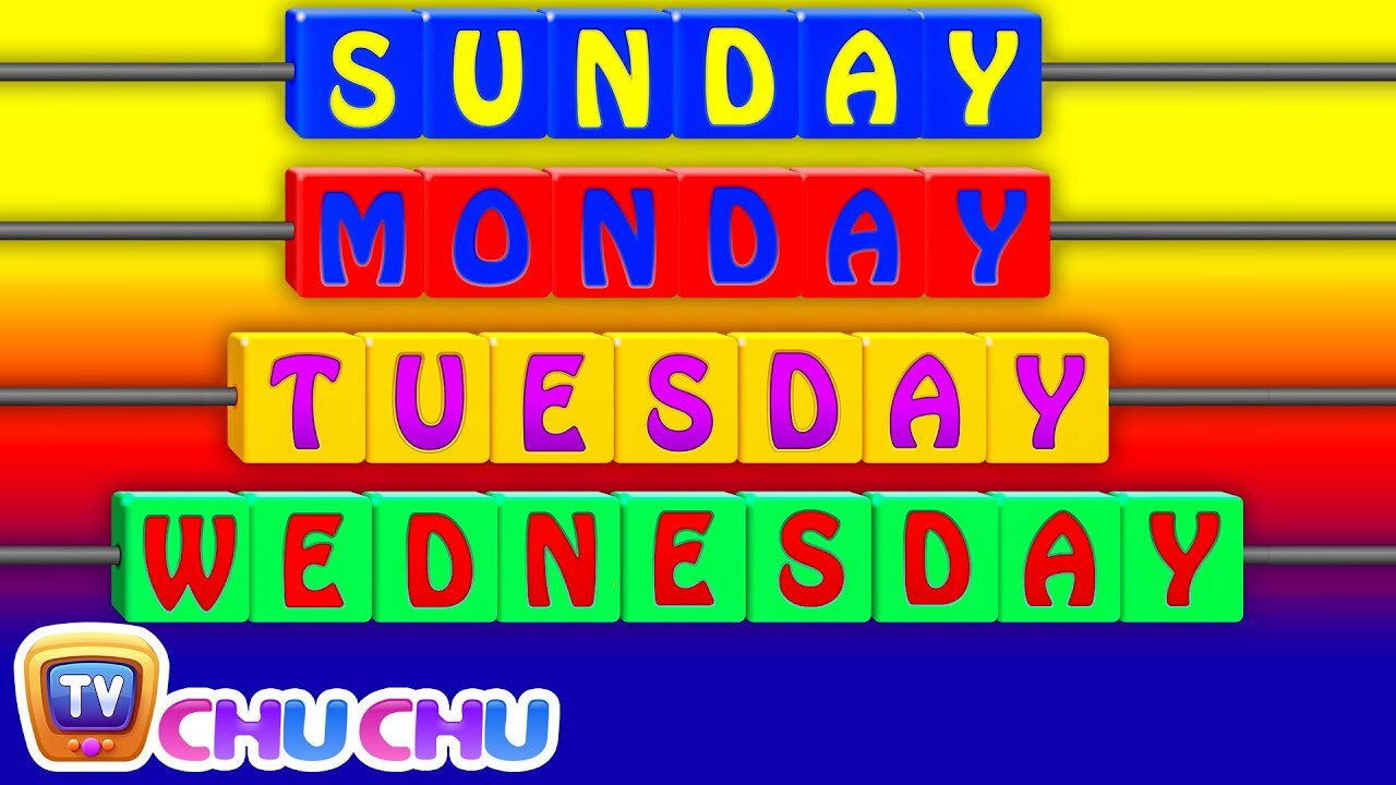 Days Of The Week Song_7 Daya Of The Week_ Nursery