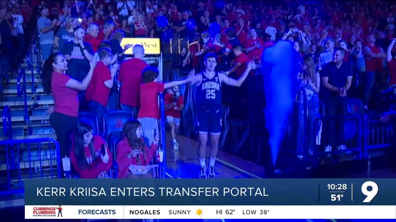 Kerr Kriisa enters the transfer portal