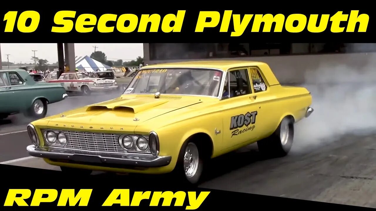 Plymouth Belvedere Breaking into the 10s Drag Racing