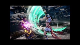 Soulcalibur VI: Talim (Color 1) vs Mitsurugi - 4K No Commentary