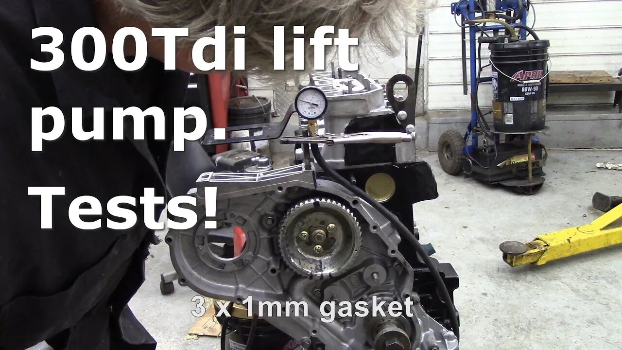 300Tdi Lift pump Finding the optimal spacer to prevent damage, Part 2 Tests!