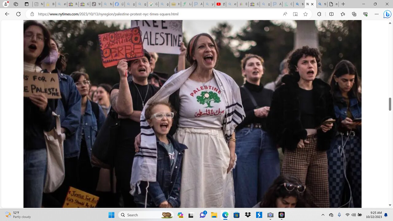 Palistine goes to war in the street with NYPD because of bombing of Gaza