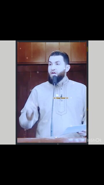 "Allah is beautiful and loves beauty"