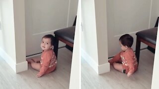 Baby Goes On Strike To Get Into Dad's Office