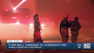 Three businesses damaged in south Phoenix fire