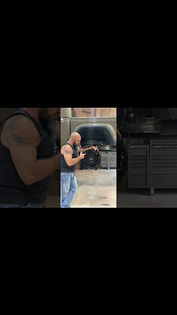 Crixus is getting new shoes! #teraflex , #MilestarTires, #CMBAuto,#shoplife