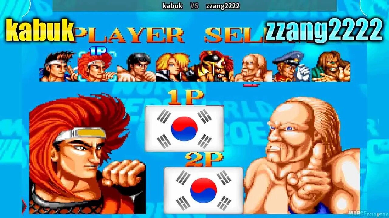 World Heroes (kabuk Vs. zzang2222) [South Korea Vs. South Korea]