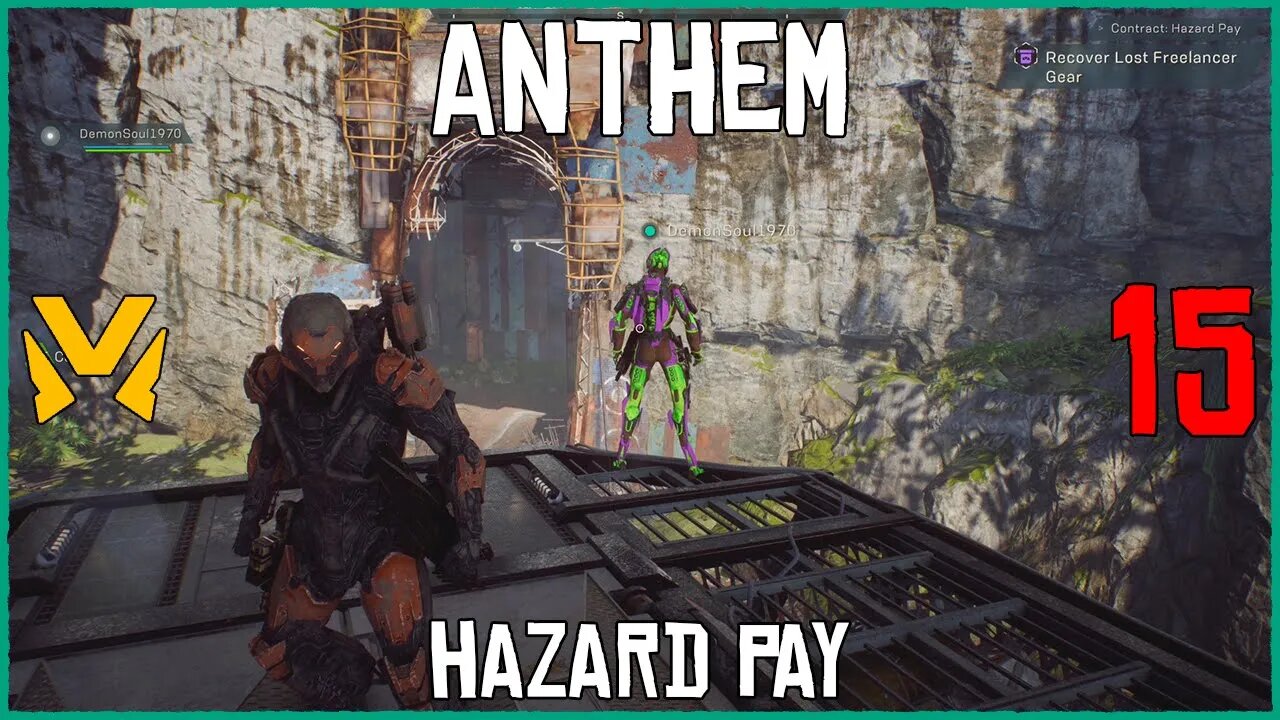 Anthem Xbox One X Gameplay - Contract: Hazard Pay. Ranger Javelin - 1080p / 60fps